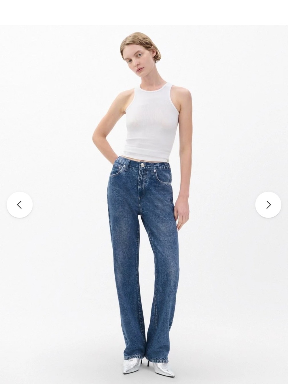 Rag & Bone Miramar Shea Relaxed Straight Pants in Almeda